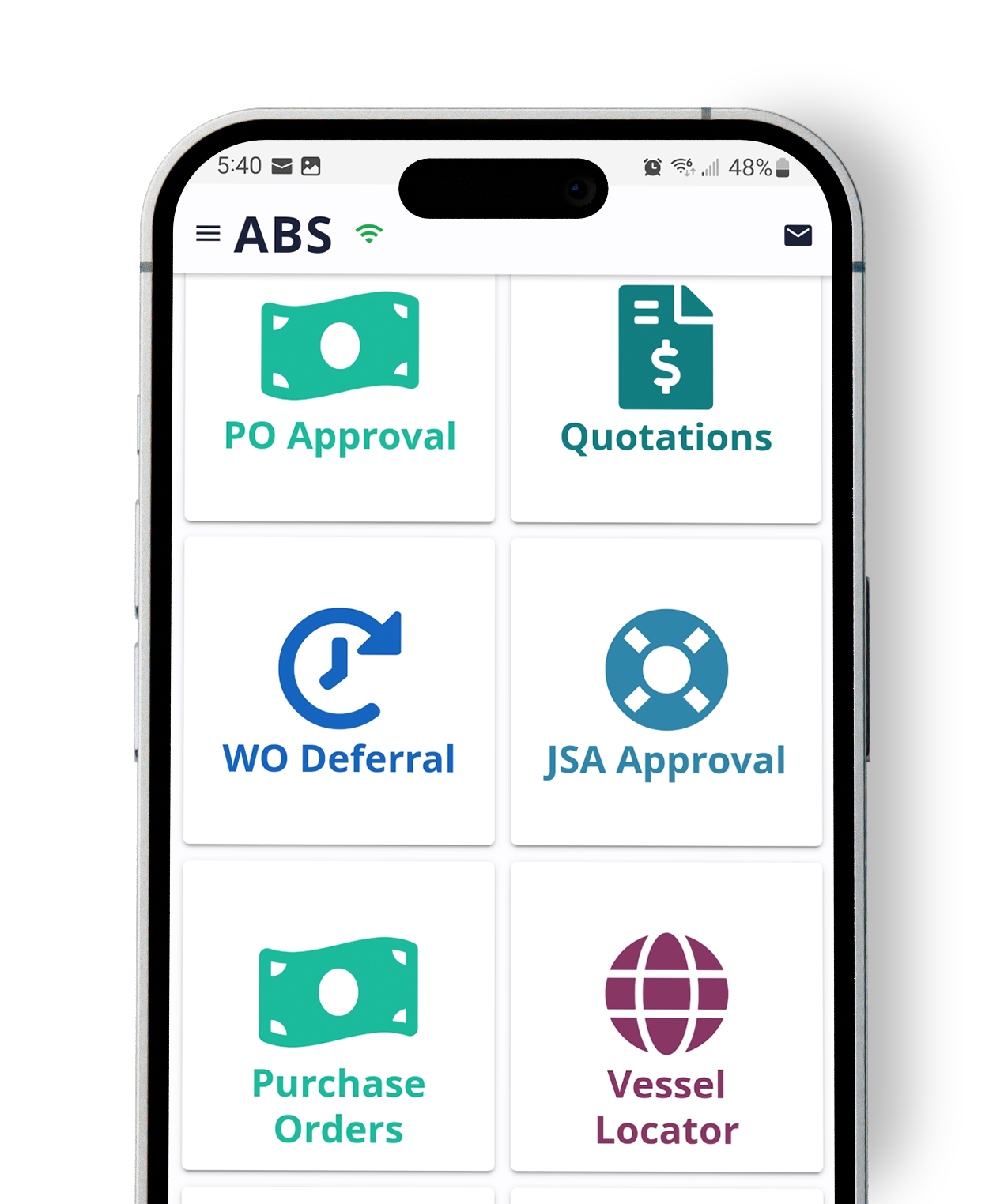 Mockup of NS Superintendent App interface