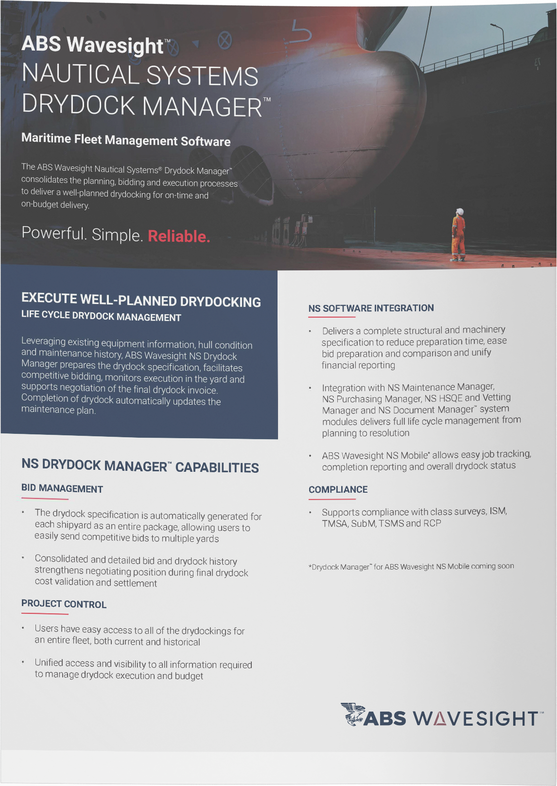 NS Drydock Manager Mockup