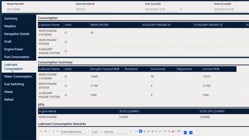 een schermafdruk met de NS Voyage Manager-interface